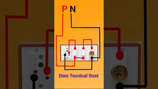 1 Socket 2 Switch 1 Holder Wiring Connection  2 Switch 1 Socket 1Holder Wiring Connection electric [upl. by Akcirre]