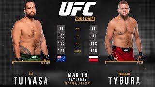 TAI TUIVASA vs Marcin TYBURA Full FIGHT [upl. by Peltz]