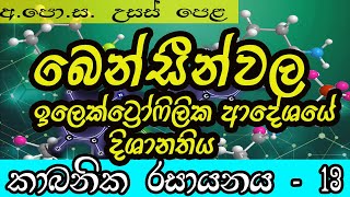 Oraganic chemistry lesson 13  chemistry lessons sinhala medium  ඉලෙක්ට්‍රෝෆිලික ආදේශයේ දිශානතිය [upl. by Canfield]