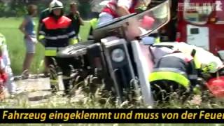 Lauterach Frontalcrash auf der Senderstraße [upl. by Solrac397]