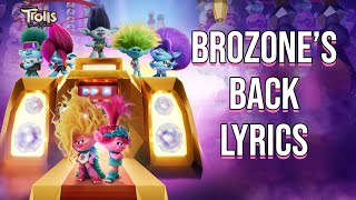 BroZone’s Back Lyrics From quotTrolls Band Togetherquot Trolls Cast [upl. by Moran934]