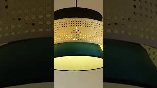 Bamboo Pendant Light Bamboo Lampshade Hanging Lamp Wicker Rattan Lampshade [upl. by Downs]