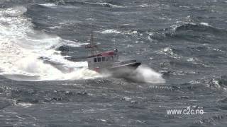 Lindesnes og tåkelurens dag RS Hvaler kjører utefor Fyret [upl. by Ramad410]