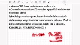 Estimación de la proporciónEmestrada Problema con cálculo de n [upl. by Lasiaf]