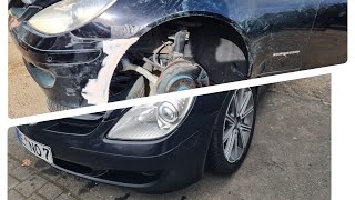 Mercedes SLK W171 Cabrio Stoßstange reparieren [upl. by Kreda499]