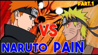 NARUTO VS PAIN PART 1 SUBTITLE INDONESIA [upl. by Edelstein595]