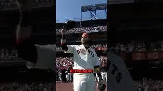 Brandon Crawford Retirement 👏 sports baseball mlb shortsfeed shorts giants cali la viral [upl. by Liggitt85]