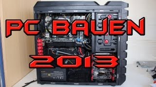 PC Bauen Gaming Gamer Computer selber Zusammenbauen 2013 1080p [upl. by Cirdnek147]