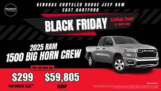 Drive the 2025 Ram 1500 Big Horn Crew Black Friday Lease Deals You Cant Miss [upl. by Mallina922]