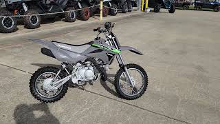 NEW 2024 KLX 110RL BATTLE GREY WALKAROUND [upl. by Enyt]