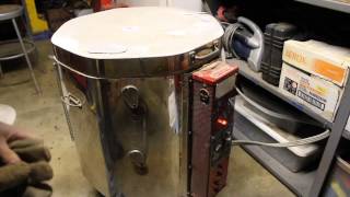 Loading and Firing a Gere Model 1818 Kiln [upl. by Arlyn]