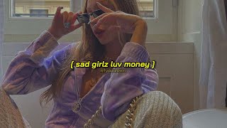 amaarae moliy  sad girlz luv money remix slowed  reverb  tiktok song [upl. by Inga]