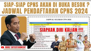 PENDAFTARAN CPNS 2024 DI BUKA BESOK  PREDIKSI JADWAL LENGKAP CPNS 2024  DAFTAR CPNS 2024 amp PPPK [upl. by Ahsieyt701]