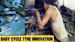 Baby Cycle Tyre Making  From Raw Materials to Finished Products [upl. by Gretta]