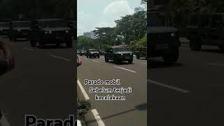 PARADE MOBIL SEBELUM TERJADI KECELAKAN [upl. by Ralli973]