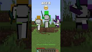 How To Escape Traps at Every Age in Minecraft shorts meme memes [upl. by Crescin81]