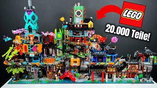 XXL Alle LEGO Ninjago City Sets verbinden  Review Ninjago City Markets Set 71799 [upl. by Diarmuid]