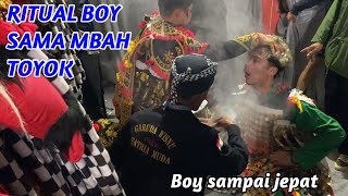 RITUAL BOY SAMA MBAH TOYOK BOY SAMPAI JEPAT  Dibalik pentas GWSM 10 Agustus 2024 [upl. by Allerus]