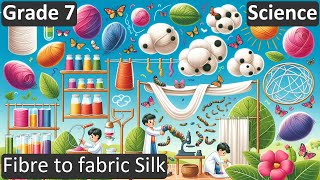 Grade 7  Science  Fibre to fabric Silk  Free Tutorial  CBSE  ICSE  State Board [upl. by Osei45]