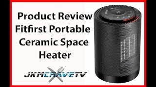 Product Review  Fitfirst Ceramic Space Heater Portable Electric Heater Fan  JKMCraveTV [upl. by Edwyna]