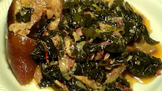 Worlds Best SouthernStyle Collard Greens With Smoked Ham Hocks Recipe [upl. by Drooff293]