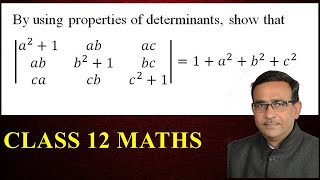 Class 12 Maths By using properties of determinants R B Classes [upl. by Ellehciram]