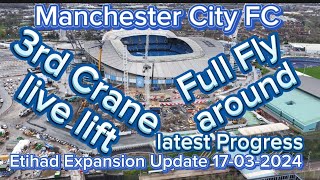 Manchester City FC Etihad Stadium Expansion Update 17032024 [upl. by Omiseno331]