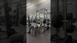 Bench press 325 x 1 powerlifter fitnessmotivation fitness exercise bhfyp viralvideo [upl. by Einuj]