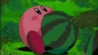 kirby eats a watermelon during the opening for 2 minutes [upl. by Esydnac]