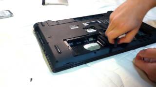 Acer Aspire 7741G  5741G  5253G Laptop disassembly Part I [upl. by Bremser]