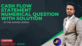 CASH FLOW STATEMENT PRACTICAL QUESTIONWITH SOLUTIONMBABBABCOMMCOM [upl. by Wier]