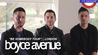 Boyce Avenue interview on The Backline show Roundhouse  London [upl. by Akinhoj832]