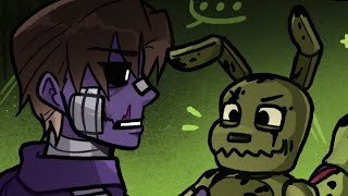 FNaF Comic Dub Mike Meets Plushtrap [upl. by Ekul]