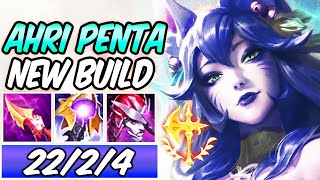 S CLEAN RIFTMAKER AHRI MID PENTAKILL SPIRIT BLOSSOM New Conqueror Build amp Runes  League of Legends [upl. by Natividad514]