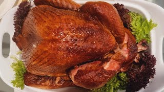 Recette de dinde fumée facile food french cooked turkey thanksgiving viral quickrecipe [upl. by Caro]