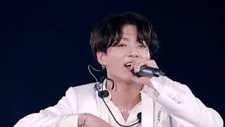 BTS JUNGKOOK singing Airplane Pt2 Acapella  Speak Yourself Tour In São Paulo Brazil [upl. by Oznerol]