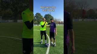 The keeper needs a higher wall🤯 goalkeeper football soccer footballplayer soccerplayer futbol [upl. by Leinnad231]