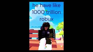 who is the richest roblox player [upl. by Meirrak]