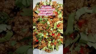 Healthy Bolognesefood healthyfoodbolognaise greenbeansyummy yummyfood fyp foodie foodlover [upl. by Chlori]