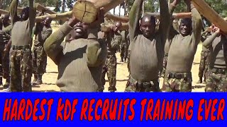 EXTREMELY HARDEST KDF RECRUITS TRAINING EVER AT RTS ELDORET🔞🔞🔞🤔 [upl. by Nelleus300]