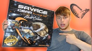 Unboxing the savage gear 2024 advent calender suprising [upl. by Fotina465]