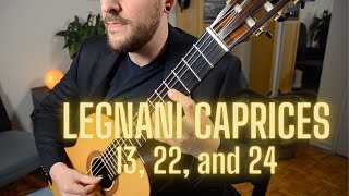 Legnani Caprices Nos 13 22 and 24 [upl. by Stanwin]