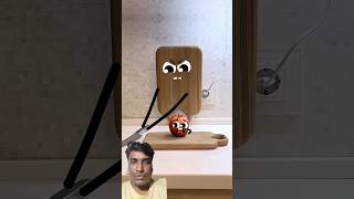 Doodles  The board crushed the apple 😂 lifedoodles shorts animation cartoon [upl. by Aneleairam]