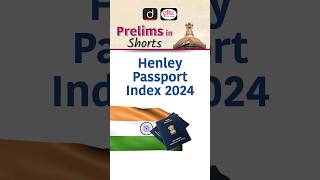 Henley Passport Index 2024  Drishti IAS Shorts [upl. by Ogata]