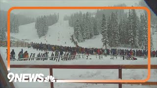 Arapahoe Basin Ski Area is first in Colorado to open for winter season [upl. by Candice]