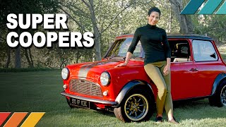 SUPER COOPERS 502 HP HondaPowered MidEngine RWD Classic Minis  EP6 [upl. by Anikahs521]