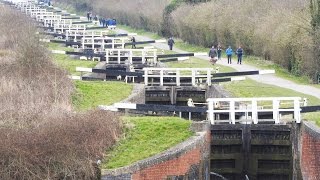 Caen Hill Locks Devizes [upl. by Pyne]