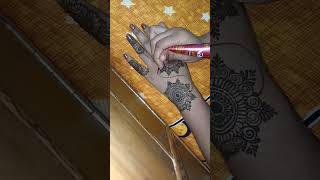 mandala mehndi design 💗💓 mehndishort 💖 viral  YouTube  short 💓 [upl. by Joslyn]