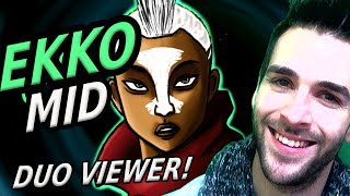 EKKO MID Gameplay FR ♦ DuoQ Viewer ♦ La Lane Aggressive  SKyyart [upl. by Konyn]