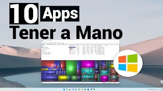 TOP 10 Mejores Programas útiles para Windows 10  11 – Tener a la Mano [upl. by Esil750]